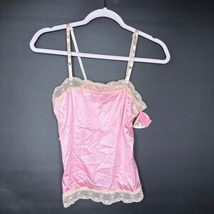 Vintage BLUSH Pink Lacey Lingerie Camisole Size Small NWT NOS Made in USA